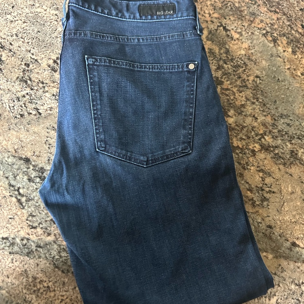 Big Star Men's Dark Blue Jeans